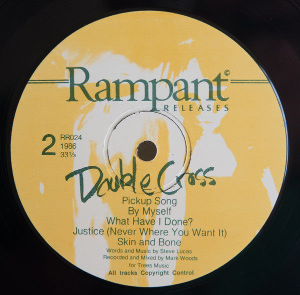 Steve Lucas – Double Cross LP vinyl record, image 4 of 4