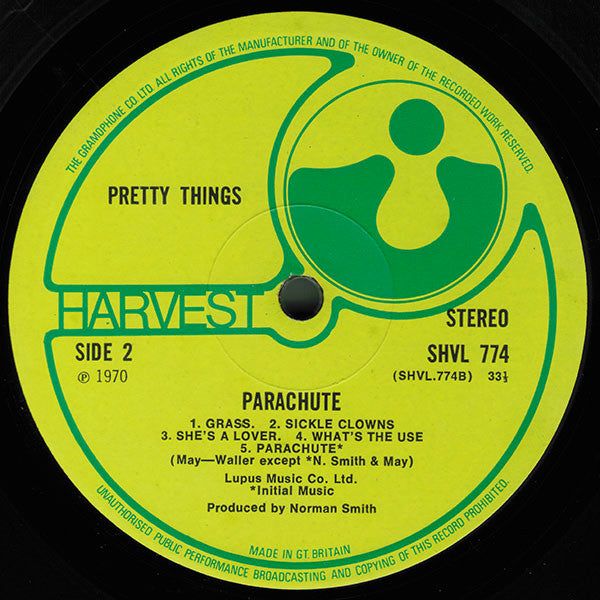 The Pretty Things – Parachute LP vinyl record, image 5 of 8