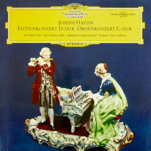 Joseph Haydn, Kurt Redel, Kurt Kalmus, Münchener Kammerorchester, Hans Stadlmair – Flötenkonzert D-dur, Oboenkonzert C-dur LP vinyl record, image 1 of 4