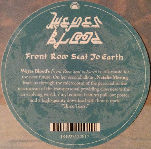 Weyes Blood – Front Row Seat To Earth LP vinyl record, image 7 of 8