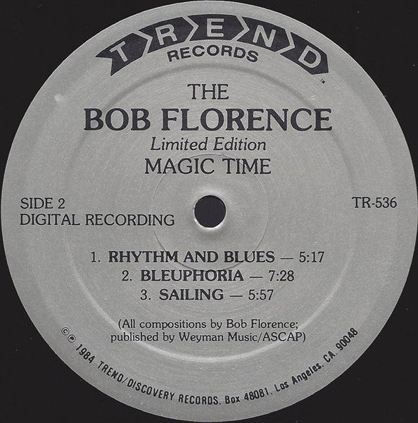 The Bob Florence Limited Edition – Magic Time LP vinyl record, image 4 of 4
