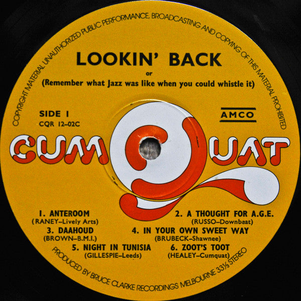 Bruce Clarke, Dick Healey, Frank Smith, Billy Hyde, Various – Lookin' Back (Or Remember What Jazz Was Like? When You Could Whistle It) (2xLP) LP vinyl record, image 7 of 8