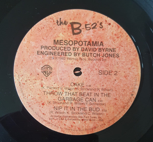 The B-52's – Mesopotamia LP vinyl record, image 4 of 5