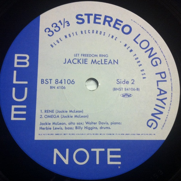 Jackie McLean – Let Freedom Ring LP vinyl record, image 4 of 8