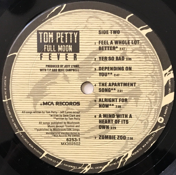 Tom Petty – Full Moon Fever LP vinyl record, image 6 of 6