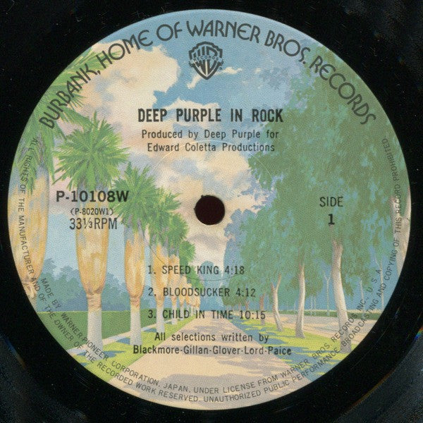 Deep Purple, Deep Purple – In Rock = イン・ロック LP vinyl record, image 7 of 9