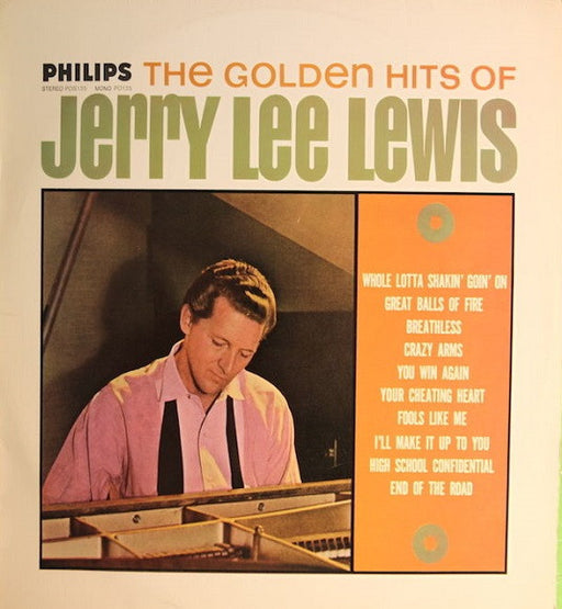 Jerry Lee Lewis – The Golden Hits Of Jerry Lee Lewis LP vinyl record, image 1 of 2
