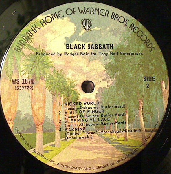 Black Sabbath – Black Sabbath LP vinyl record, image 5 of 5