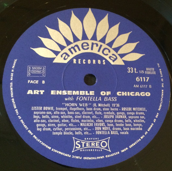 The Art Ensemble Of Chicago, Fontella Bass – Art Ensemble Of Chicago With Fontella Bass LP vinyl record, image 4 of 5