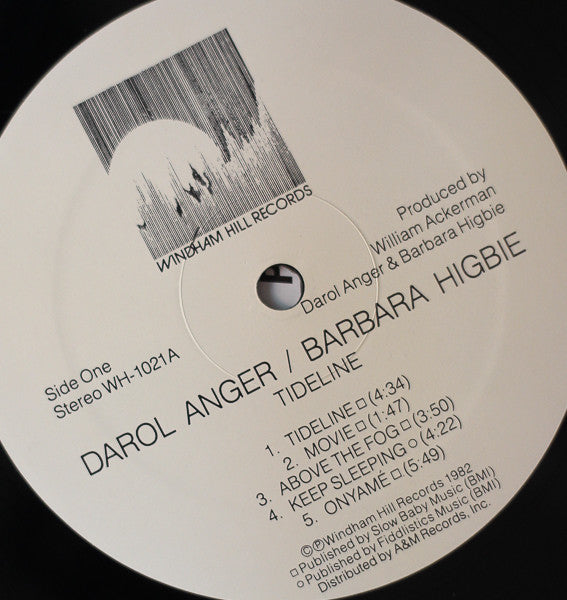 Darol Anger, Barbara Higbie – Tideline LP vinyl record, image 3 of 4