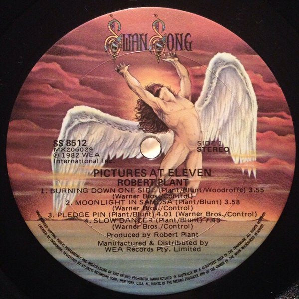 Robert Plant – Pictures At Eleven LP vinyl record, image 6 of 7