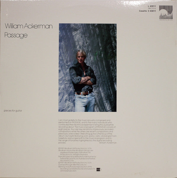 William Ackerman – Passage LP vinyl record, image 4 of 6