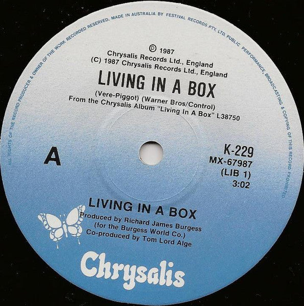 Living In A Box – Living In A Box 7" vinyl record, image 3 of 4