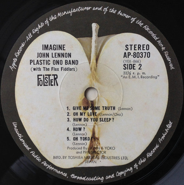 John Lennon, John Lennon – Imagine = イマジン LP vinyl record, image 5 of 10