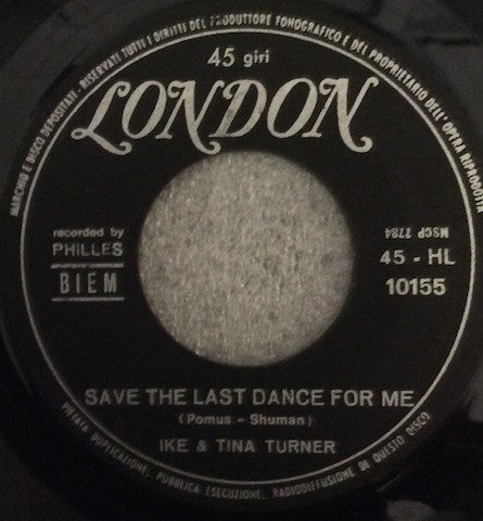 Ike & Tina Turner – I'll Never Need More Than This / Save The Last Dance For Me 7" vinyl record, image 4 of 4