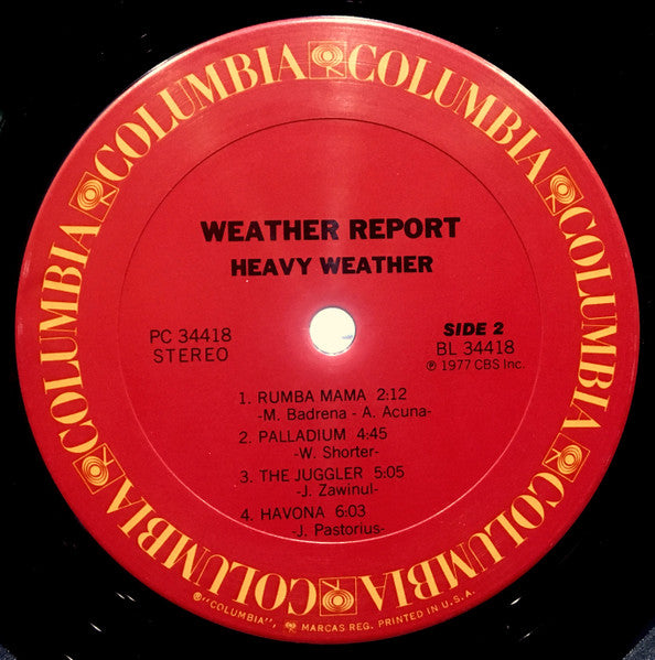 Weather Report – Heavy Weather LP vinyl record, image 4 of 9