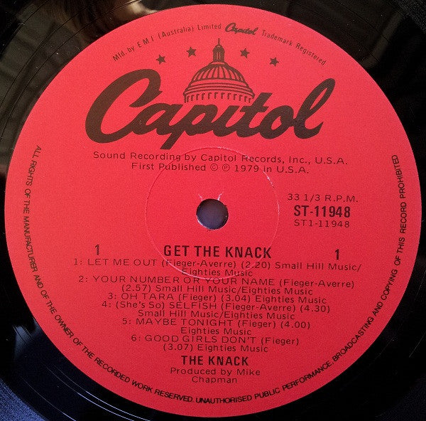 The Knack – Get The Knack LP vinyl record, image 3 of 6