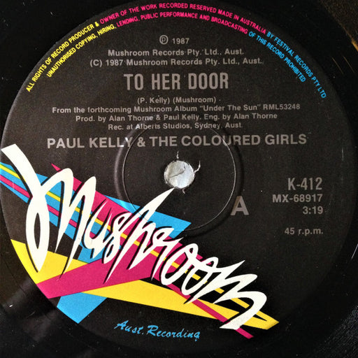 Paul Kelly & The Coloured Girls – To Her Door