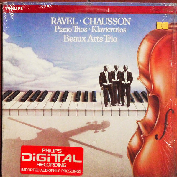 Beaux Arts Trio, Maurice Ravel, Ernest Chausson – Piano Trios • Klaviertrios LP vinyl record, image 2 of 5