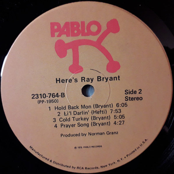 Ray Bryant – Here's Ray Bryant LP vinyl record, image 4 of 5