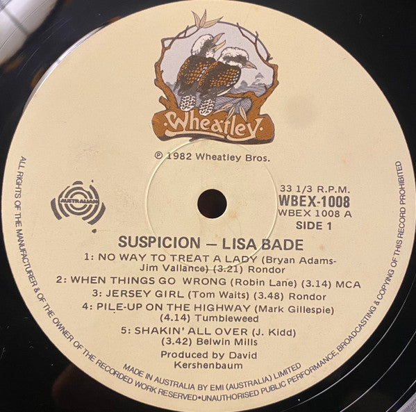 Lisa Bade – Suspicion LP vinyl record, image 8 of 9