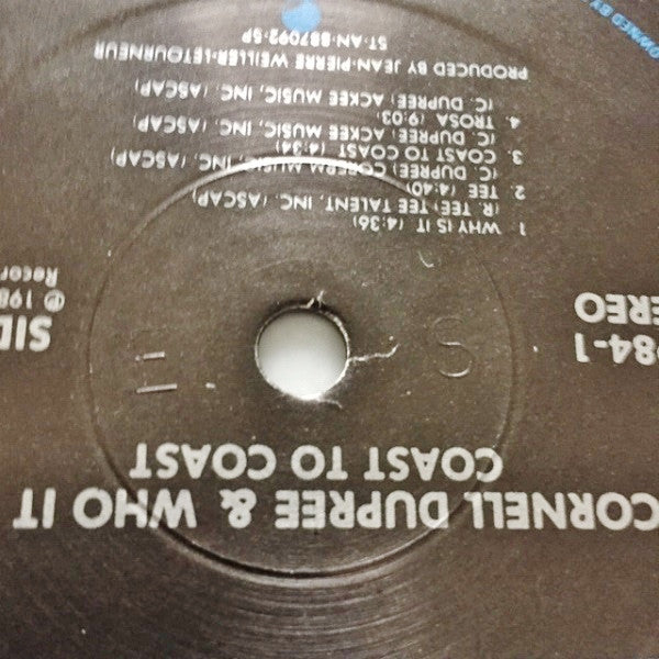 Cornell Dupree, Who It Is – Coast To Coast LP vinyl record, image 7 of 7