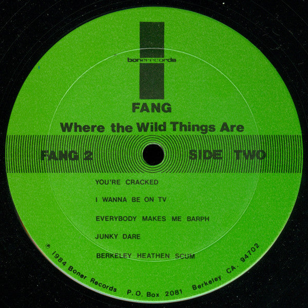 Fang – Where The Wild Things Are LP vinyl record, image 4 of 4