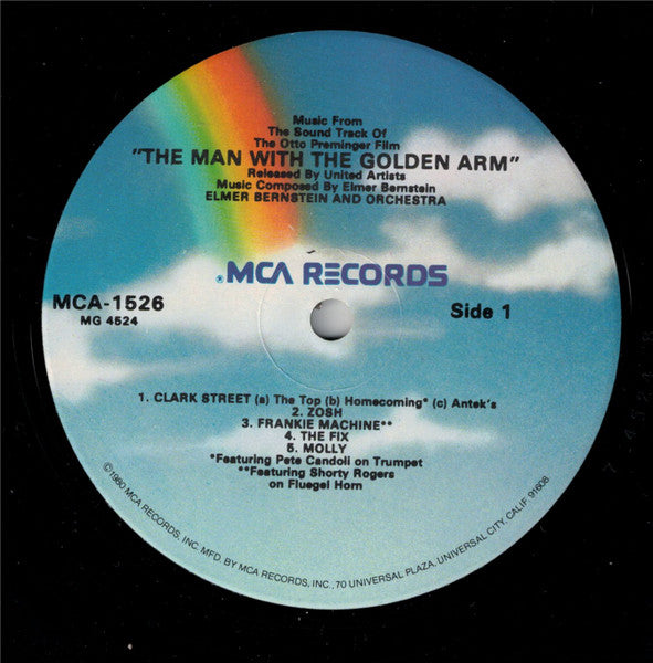 Elmer Bernstein – The Man With The Golden Arm (Soundtrack) LP vinyl record, image 3 of 4