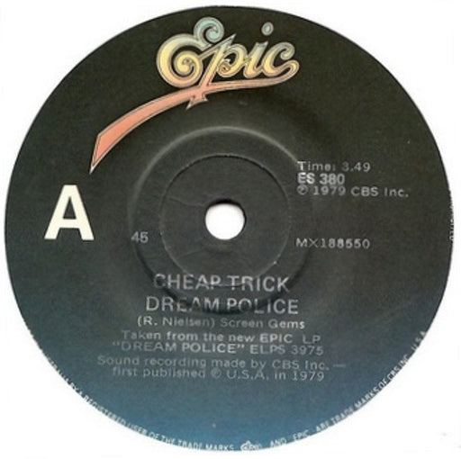Cheap Trick – Dream Police 7" vinyl record, image 1 of 2