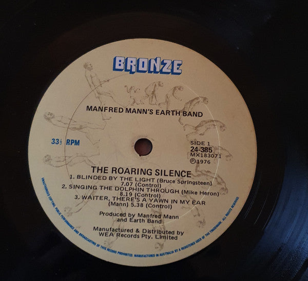 Manfred Mann's Earth Band – The Roaring Silence LP vinyl record, image 2 of 3