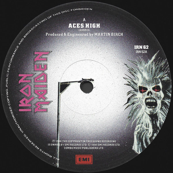 Iron Maiden – 2 Minutes To Midnight · Aces High (2x12") 12" vinyl record, image 7 of 10