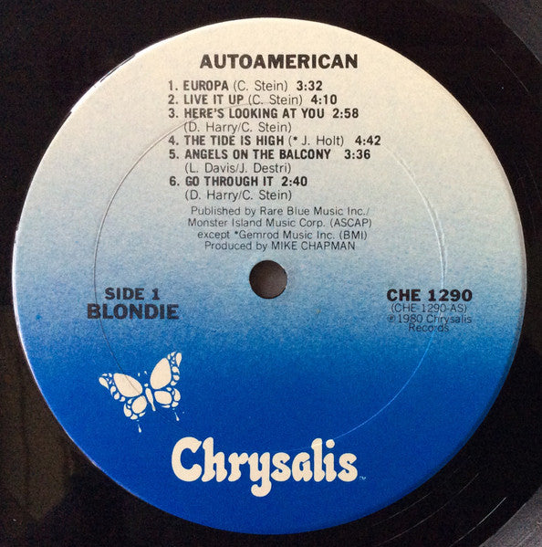 Blondie – AutoAmerican LP vinyl record, image 3 of 6