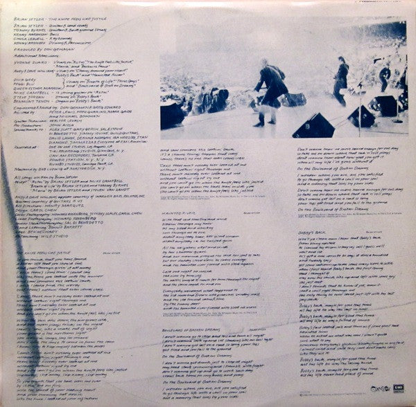 Brian Setzer – The Knife Feels Like Justice LP vinyl record, image 5 of 10
