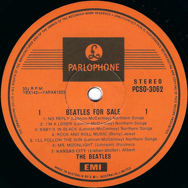 The Beatles – Beatles For Sale LP vinyl record, image 3 of 4