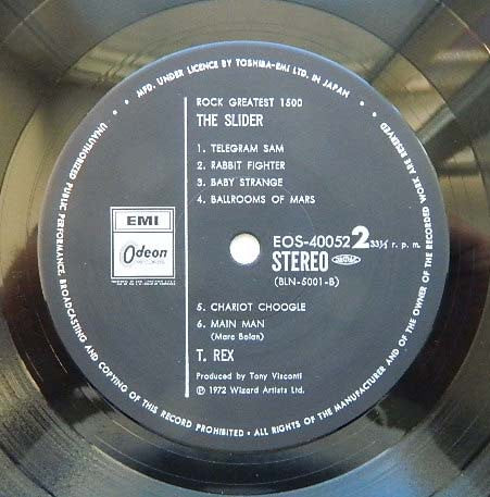 T. Rex – The Slider LP vinyl record, image 4 of 6