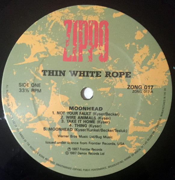 Thin White Rope – Moonhead LP vinyl record, image 3 of 6