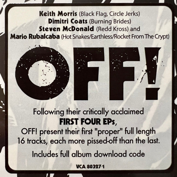 OFF! – OFF! LP vinyl record, image 8 of 8