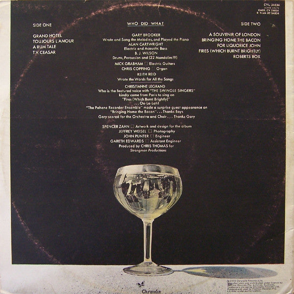 Procol Harum – Grand Hotel LP vinyl record, image 2 of 9