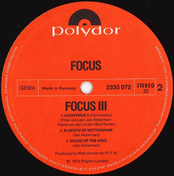 Focus – Focus 3 (2xLP) LP vinyl record, image 8 of 8