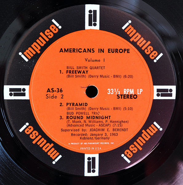Various – Americans In Europe, Vol.1 LP vinyl record, image 6 of 6