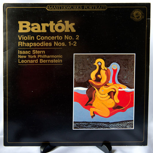 Béla Bartók, Isaac Stern, New York Philharmonic, Leonard Bernstein – Violin Concerto No. 2, Rhapsodies Nos. 1-2 LP vinyl record, image 1 of 3