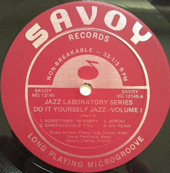 Duke Jordan – Do It Yourself Jazz Vol. 1 LP vinyl record, image 3 of 5