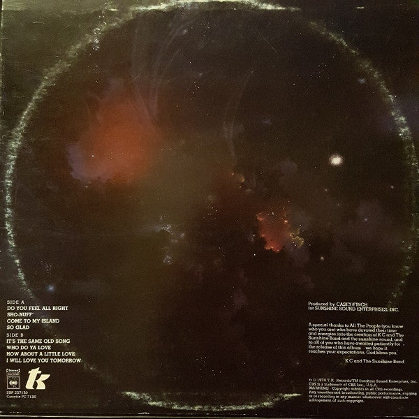 KC & The Sunshine Band – Who Do Ya (Love) LP vinyl record, image 2 of 6