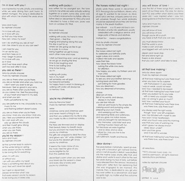 The Ray Tabs Trio, Sandra Mandella, Raphael Chicorel – I'm In Love With You (2xLP) LP vinyl record, image 3 of 9
