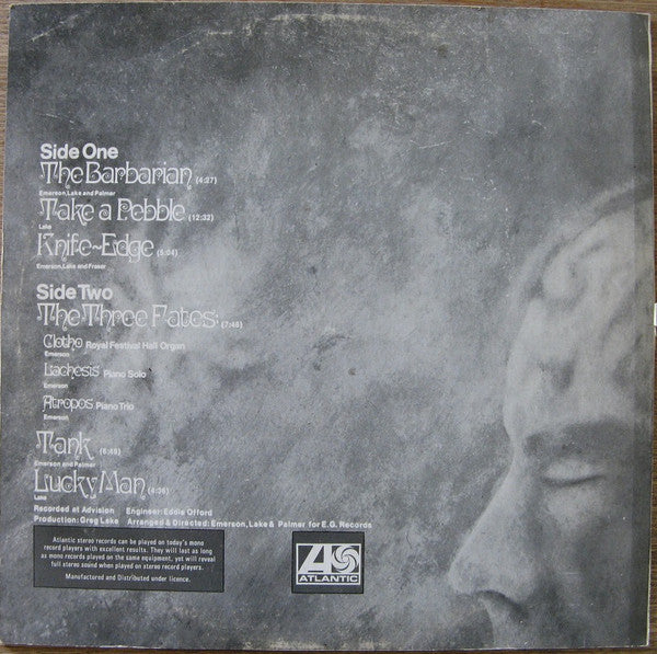 Emerson, Lake & Palmer – Emerson, Lake & Palmer LP vinyl record, image 2 of 4