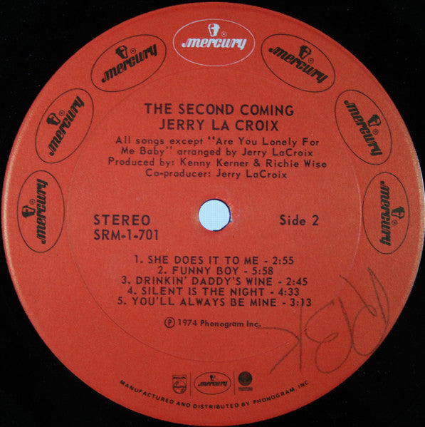 Jerry LaCroix – The Second Coming LP vinyl record, image 4 of 6