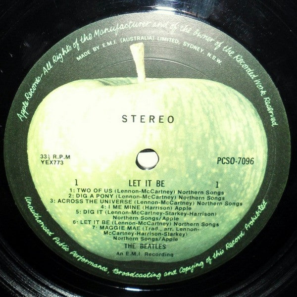 The Beatles – Let It Be LP vinyl record, image 3 of 7