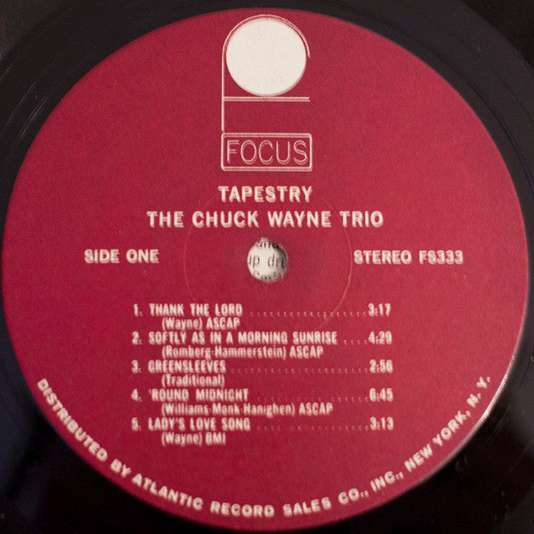 The Chuck Wayne Trio – Tapestry LP vinyl record, image 3 of 4