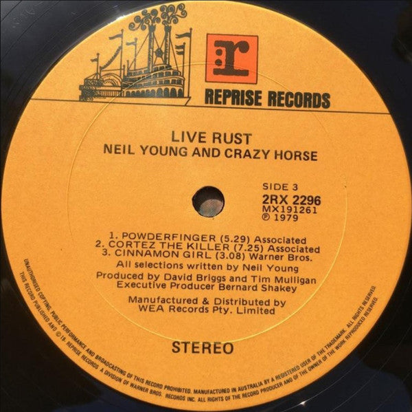 Neil Young, Crazy Horse – Live Rust (2xLP) LP vinyl record, image 6 of 10
