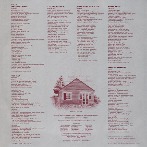 America – History - America's Greatest Hits LP vinyl record, image 6 of 9